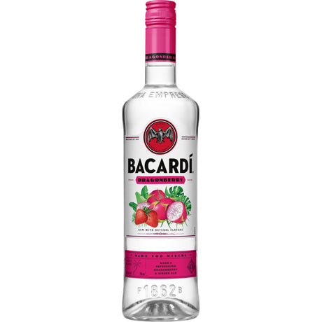 Bacardi Dragon Berry Flavored Rum - Liquor Geeks