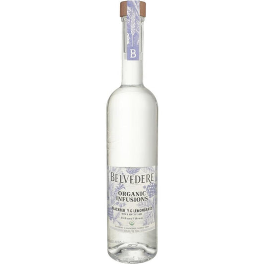 Belvedere Organic Infusions Blackberry & Lemongrass Flavored Vodka - Liquor Geeks