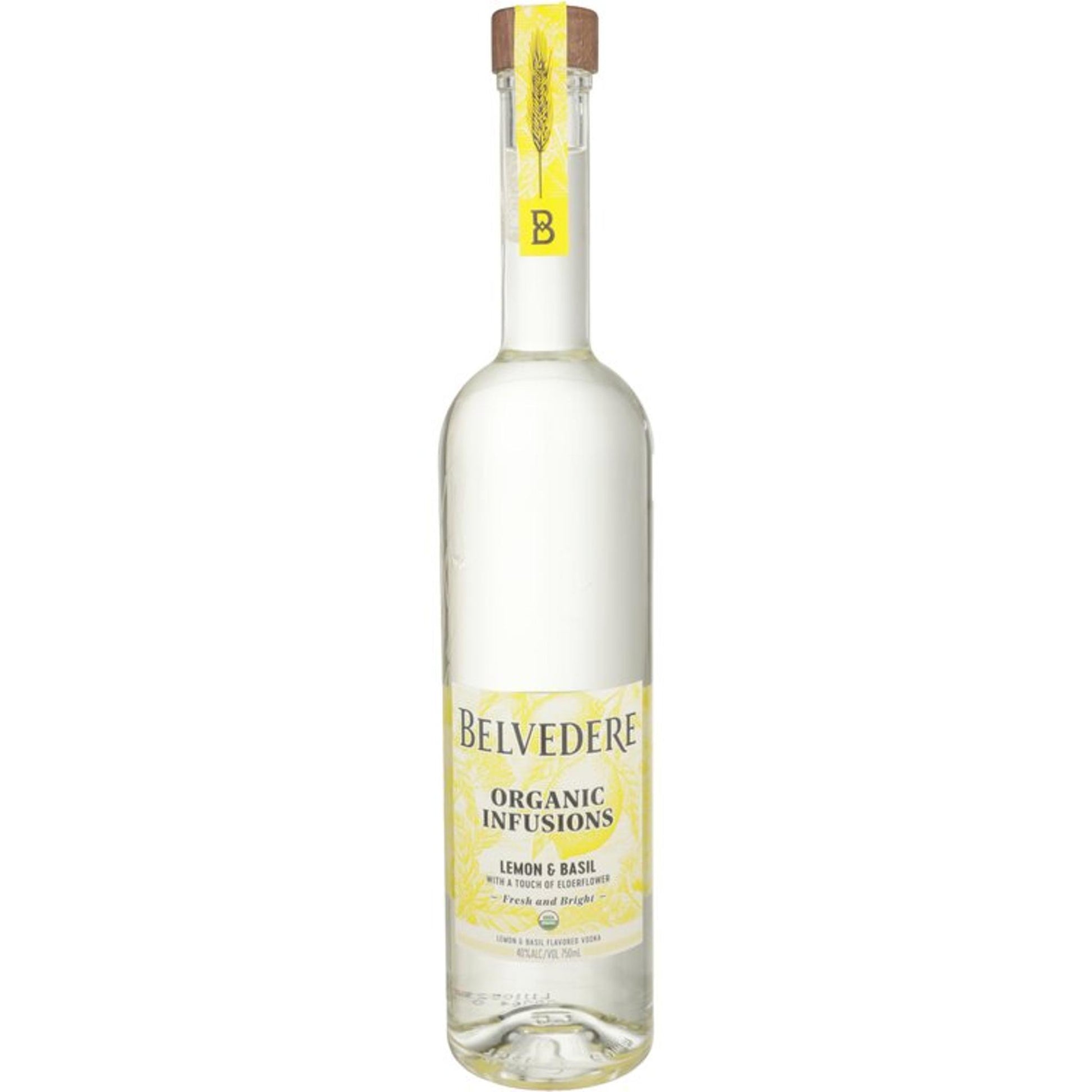 Belvedere Organic Infusions Lemon & Basil Flavored Vodka – Liquor Geeks