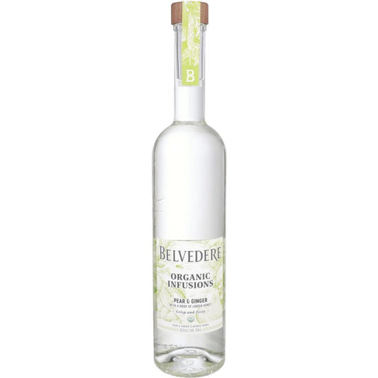 Belvedere Organic Infusions Pear & Ginger Flavored Vodka - Liquor Geeks