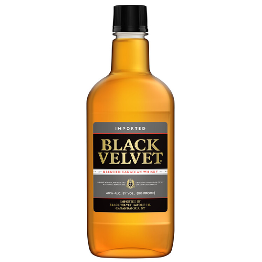 Black Velvet Canadian Whisky 3 Yr 80 W/ 50Ml Black Velvet Apple Flavored Whisky - Liquor Geeks