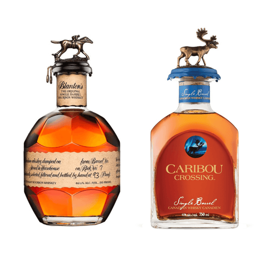 Blanton's Single Barrel Bourbon & Caribou Crossing Whiskey Single Barrel Combo - Liquor Geeks