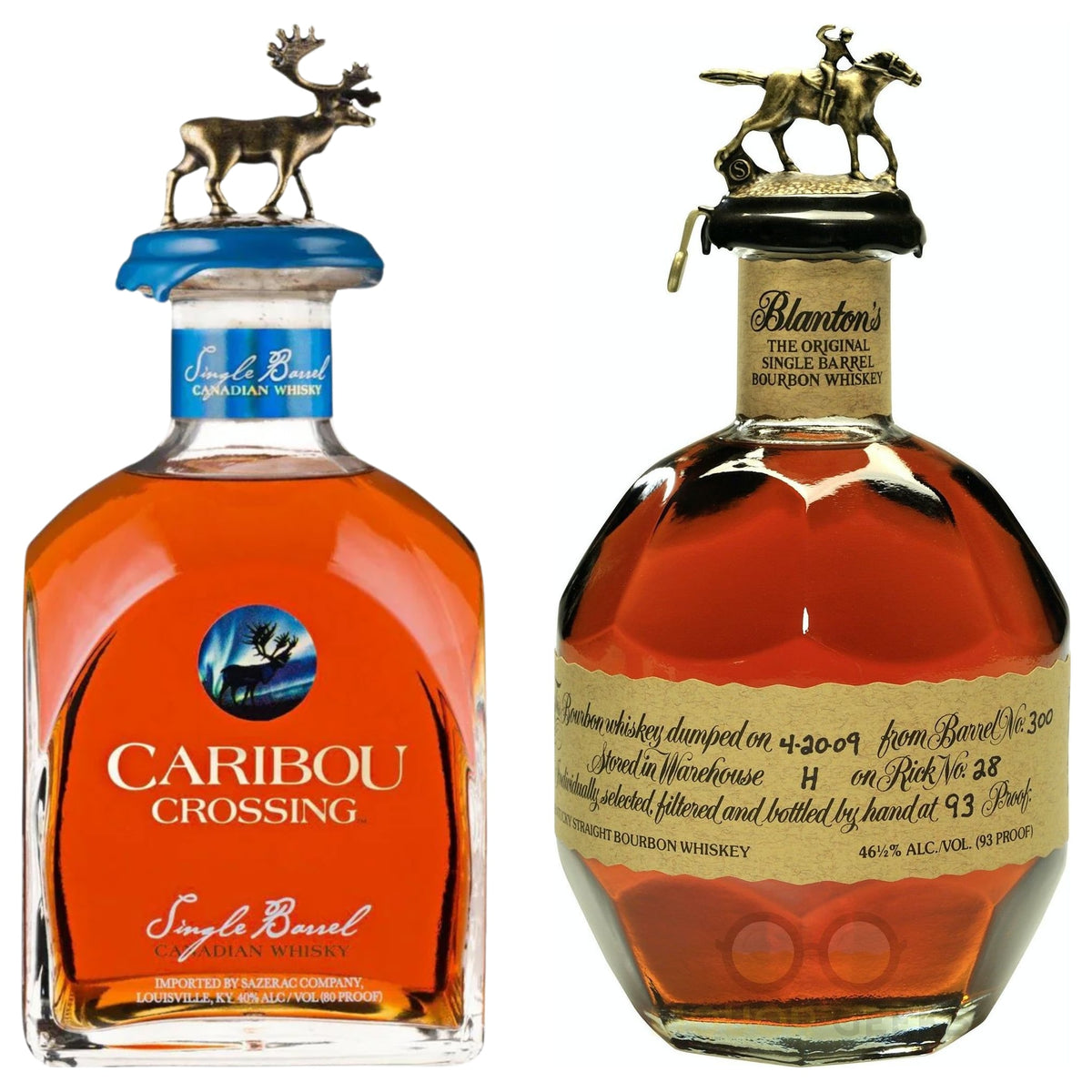 Blanton's Single Barrel & Caribou Crossing Pair