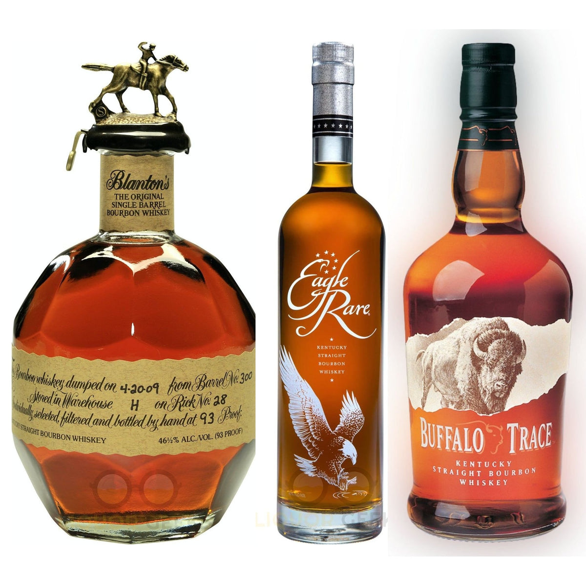 Blanton's, Eagle Rare & Buffalo Trace Trio