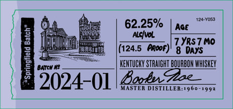 Booker's Straight Bourbon "Springfield Batch" 2024-01 7 Year 124.5 Proof - Liquor Geeks