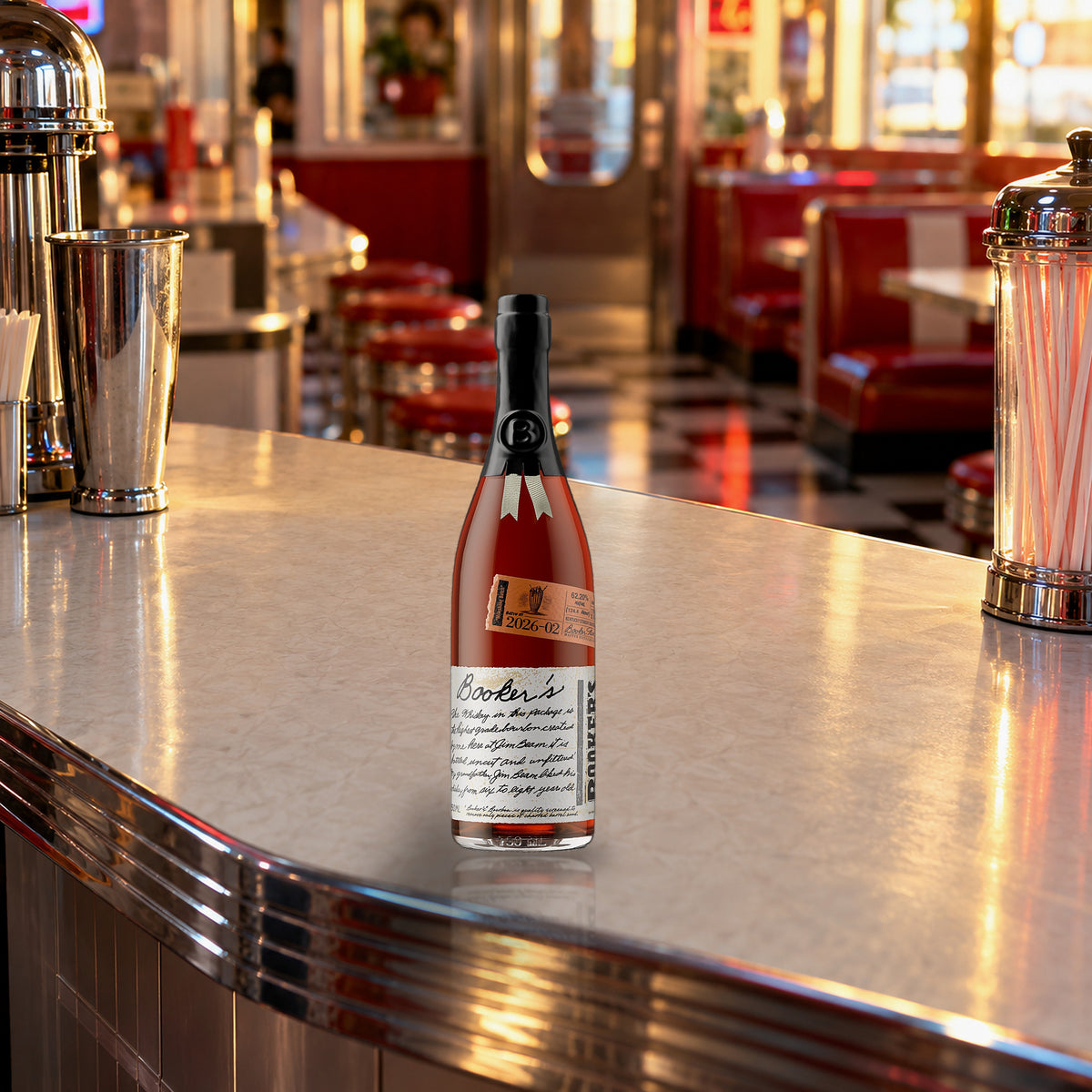 Booker's Bourbon Milkshake Batch 2026-02 Kentucky Straight Bourbon Whiskey milkshake diner - Liquor Geeks