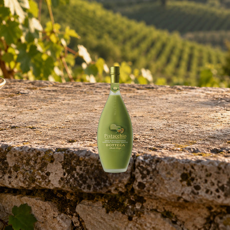 Bottega Pistachio Crème Liqueur prosecco hills wall - Liquor Geeks
