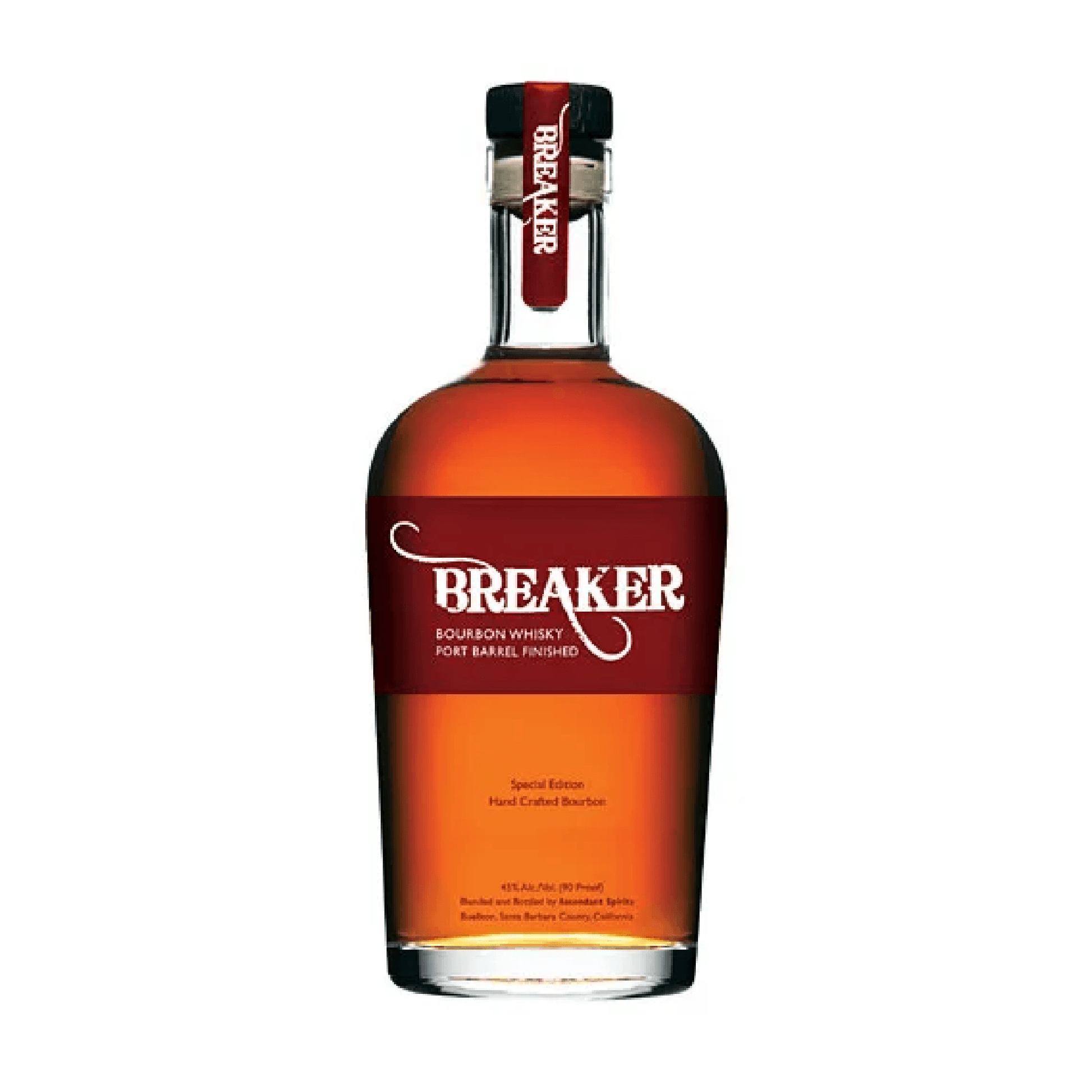 Breaker Bourbon Port Barrel Finished 90 - Liquor Geeks