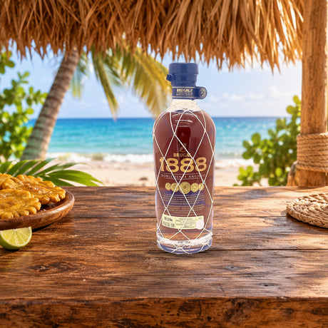 Brugal 1888 Ron Gran Reserva Rum bohio table - Liquor Geeks