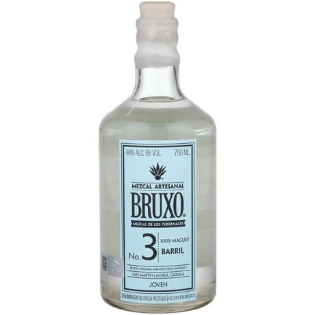 Bruxo Mezcal Artesanal Joven No. 3 Barril - Liquor Geeks