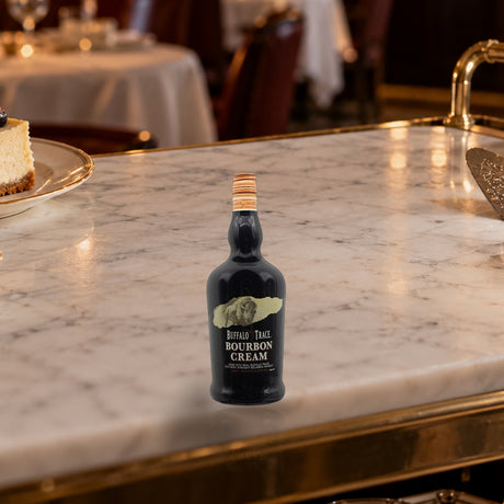 Buffalo Trace Distillery Bourbon Cream Liqueur dessert trolley - Liquor Geeks