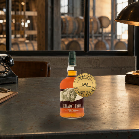 Buffalo Trace – Liquor Geeks Barrel Select #140 – Store Pick – 1L warehouse office desk - Liquor Geeks