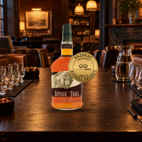 Buffalo Trace – Liquor Geeks Barrel Select #276 – Store Pick – 1.75L whiskey society table - Liquor Geeks