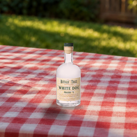 Buffalo Trace White Dog Mash #1 mason jar picnic - Liquor Geeks