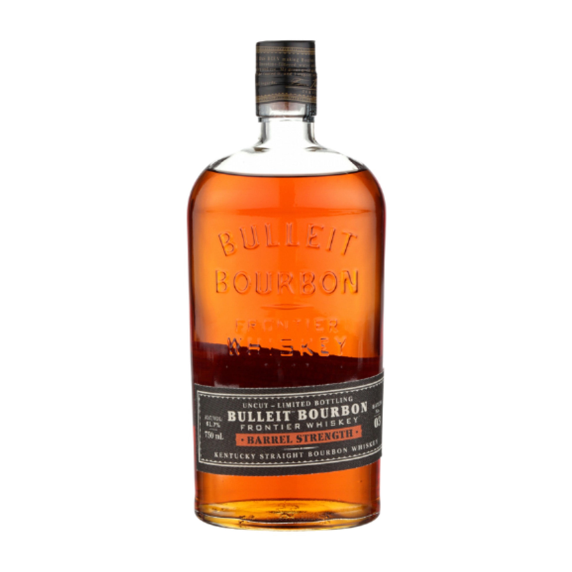 Bulleit Straight Bourbon Frontier Whiskey Barrel Strength Uncut - Liquor Geeks