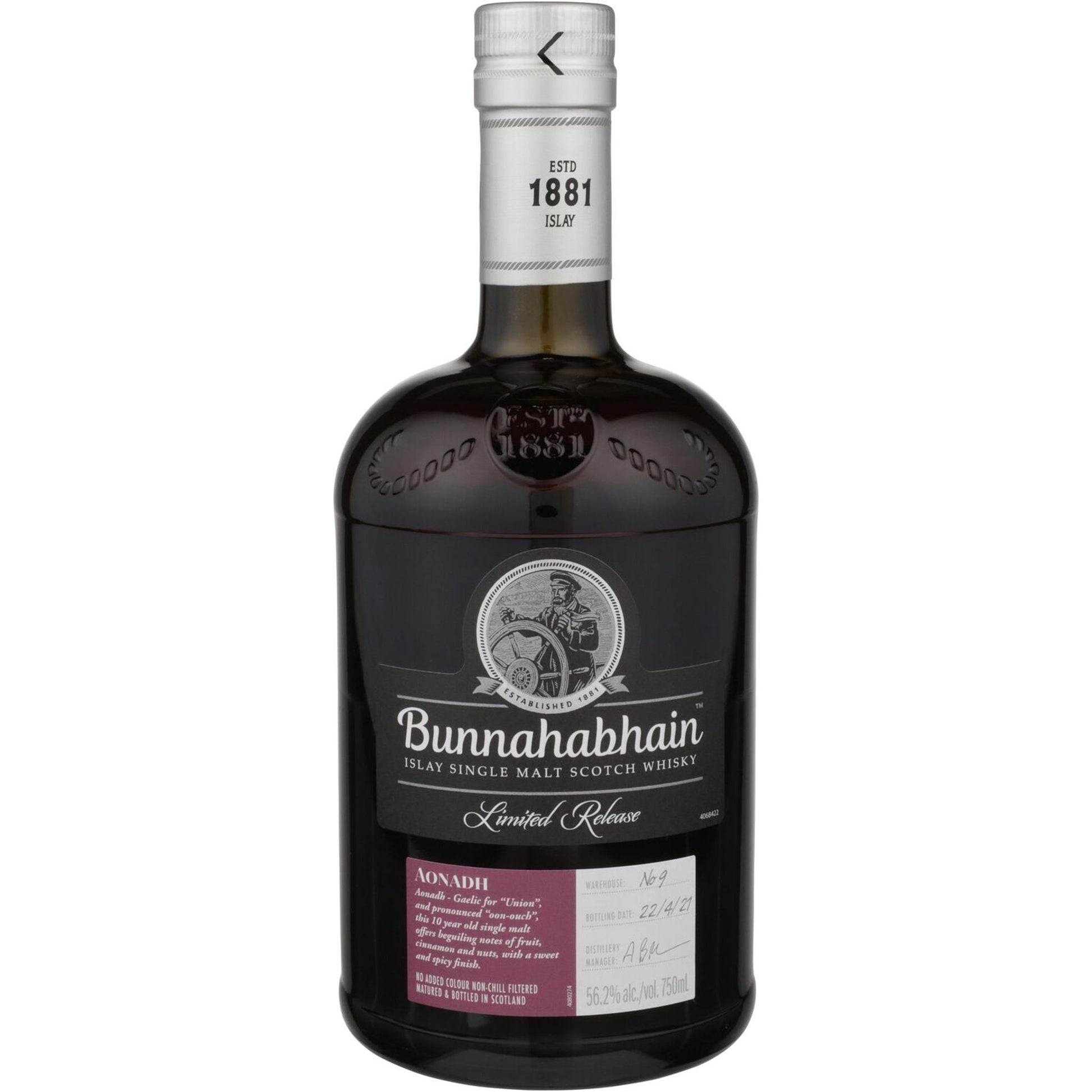 Bunnahabhain Single Malt Scotch Aonadh Limited Release 10 Yr - Liquor Geeks