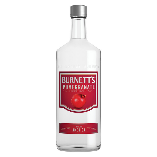 Burnett's Pomegranate Flavored Vodka - Liquor Geeks