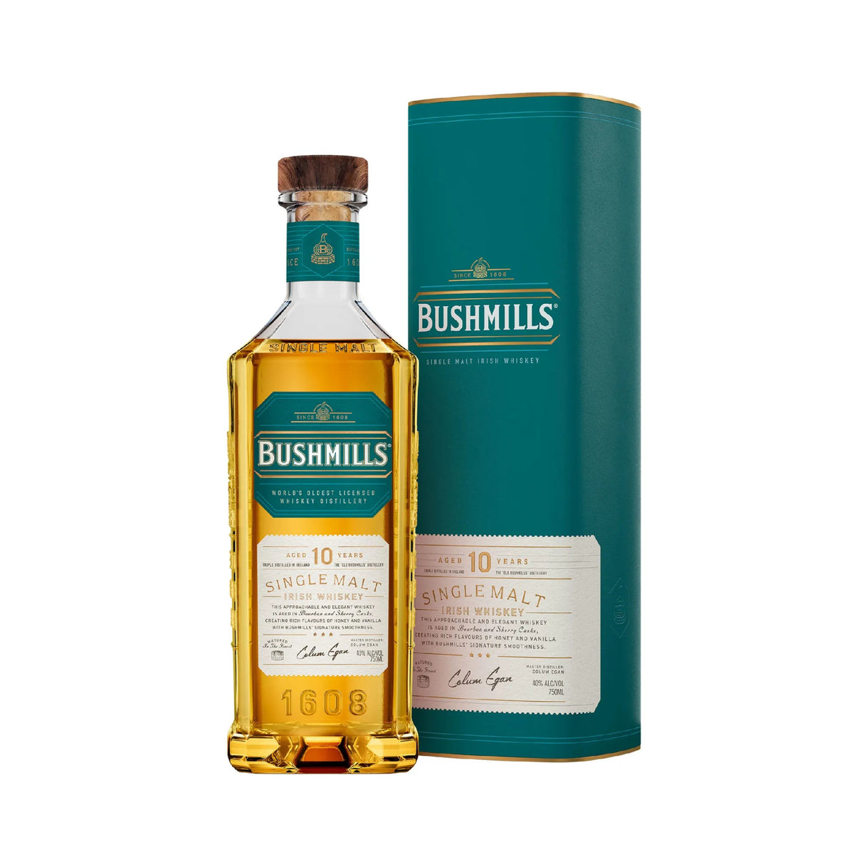 Bushmills 10 Year Old Single Malt Irish Whiskey - Liquor Geeks