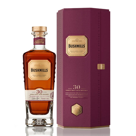 Bushmills Irish Singal Malt 30 Year Whiskey - Liquor Geeks