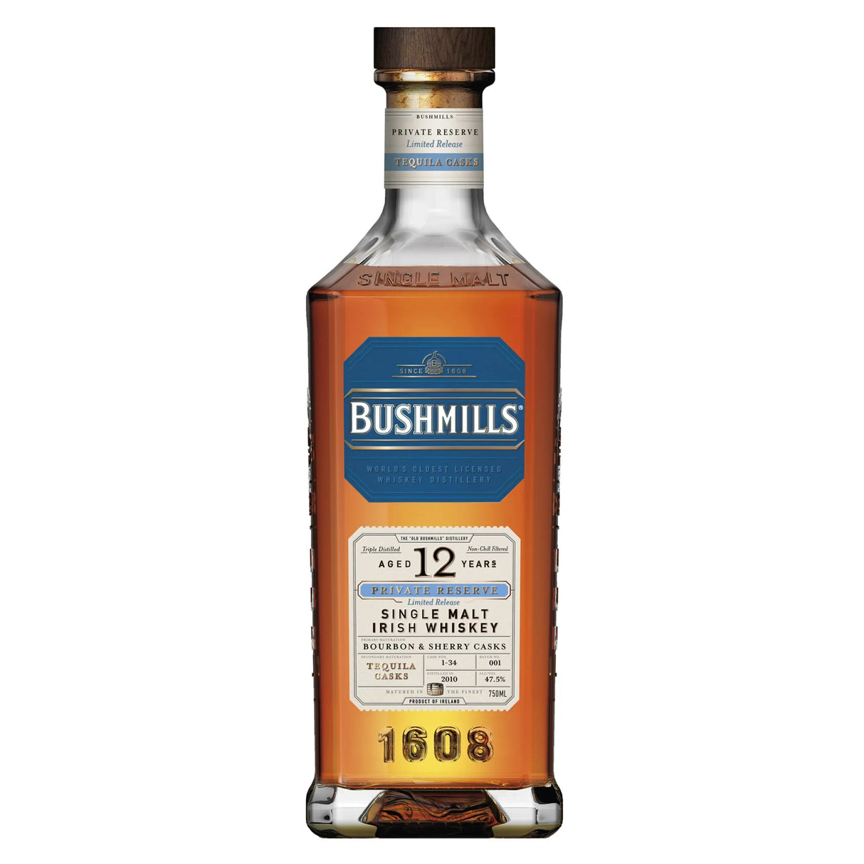 Bushmills Private Reserve Singal Malt 12 Year Whiskey - Liquor Geeks