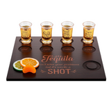 Tequila Shot Board Serving Tray