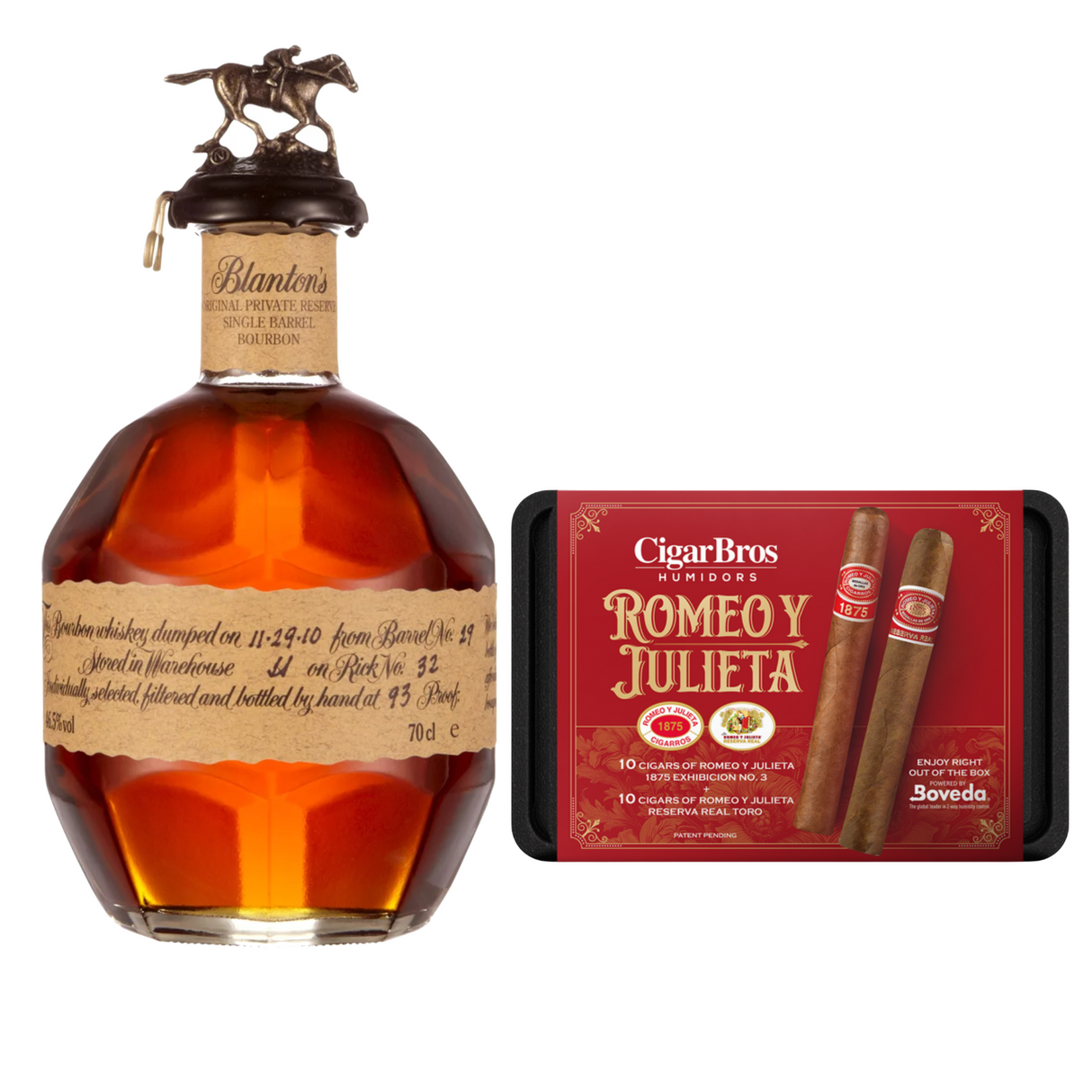 Blanton's Single Barrel Bourbon Whiskey 750ml With Gift