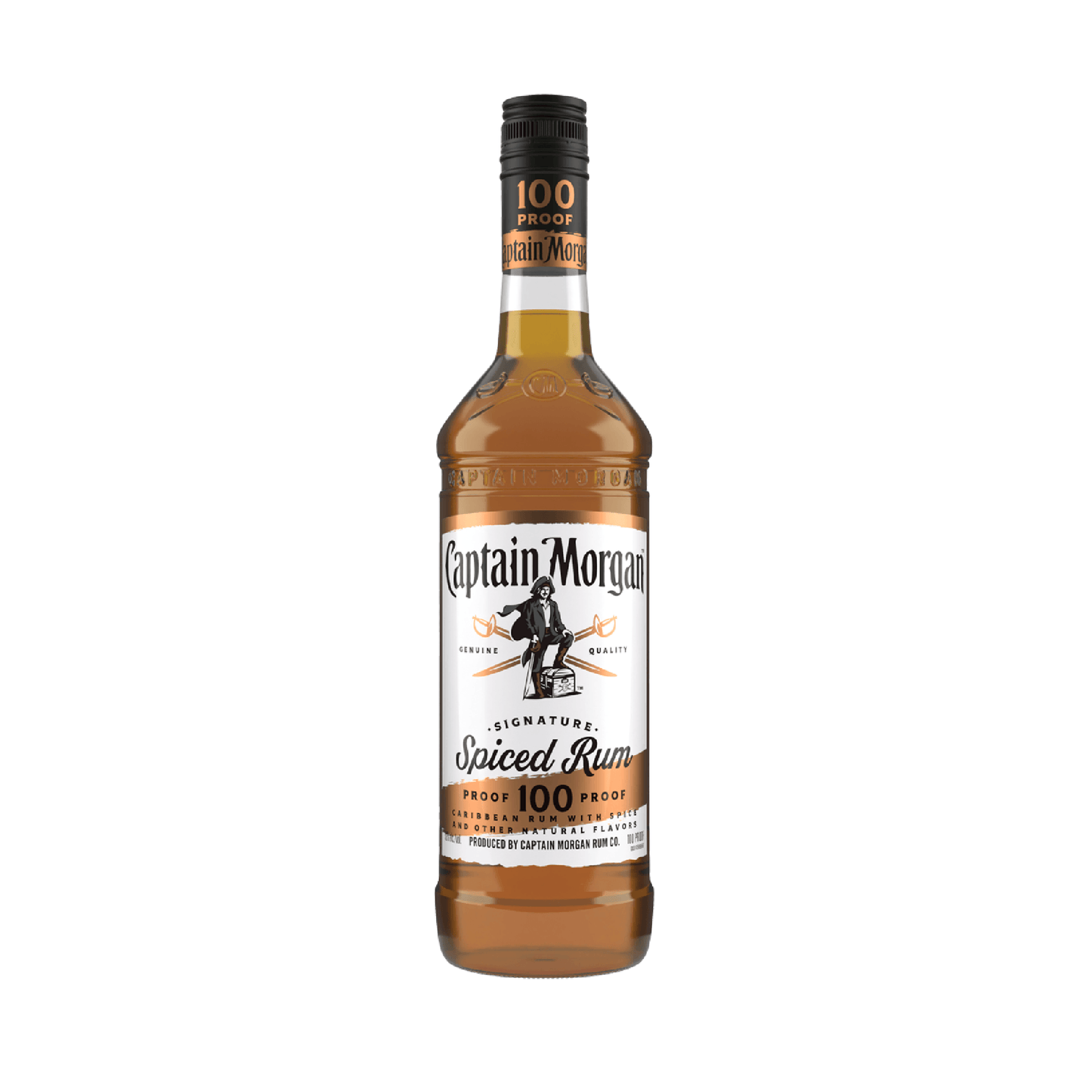 Captain Morgan Spiced Rum Signature 100 - Liquor Geeks