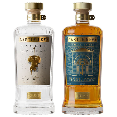 Castle & Key Sacred Spring Vodka & Small Batch Bourbon Pair