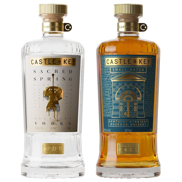 Castle & Key Sacred Spring Vodka & Small Batch Bourbon Pair