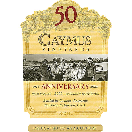 Caymus 50th Anniversary Napa Valley Cabernet Sauvignon 2022 - Liquor Geeks