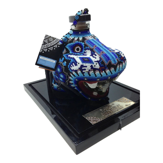 Chaquira Beaded Jaguar Blanco Tequila