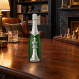 Le Chemin Du Roi Champagne Blanc De Blancs Collection Privée 2000 With Wooden Gift Box chess table - Liquor Geeks