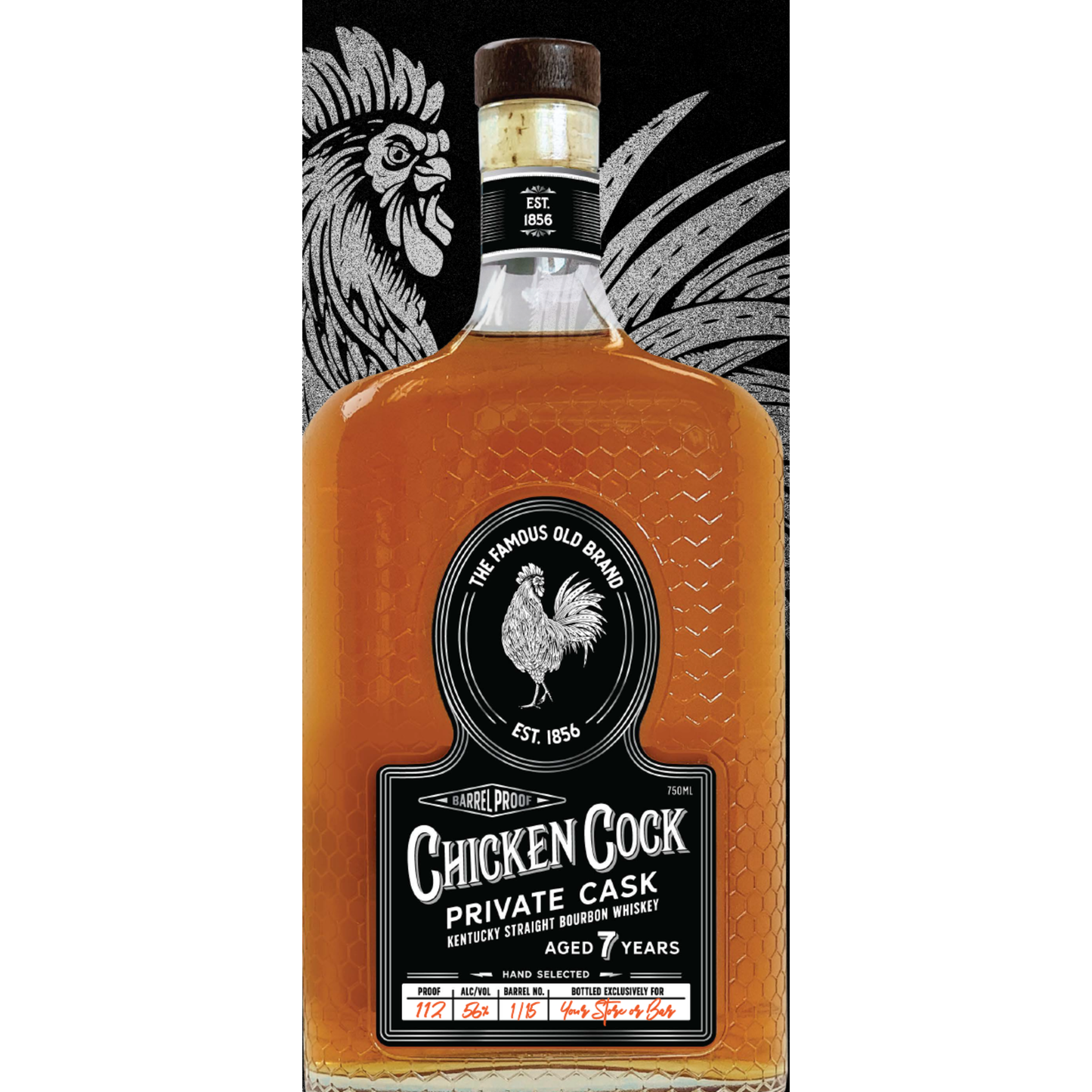 Chicken Cock Kentucky Private Cask Bourbon - Liquor Geeks
