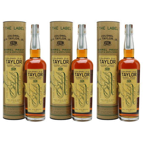 Colonel E.H Taylor Barrel Proof Uncut Whiskey 3-Pack