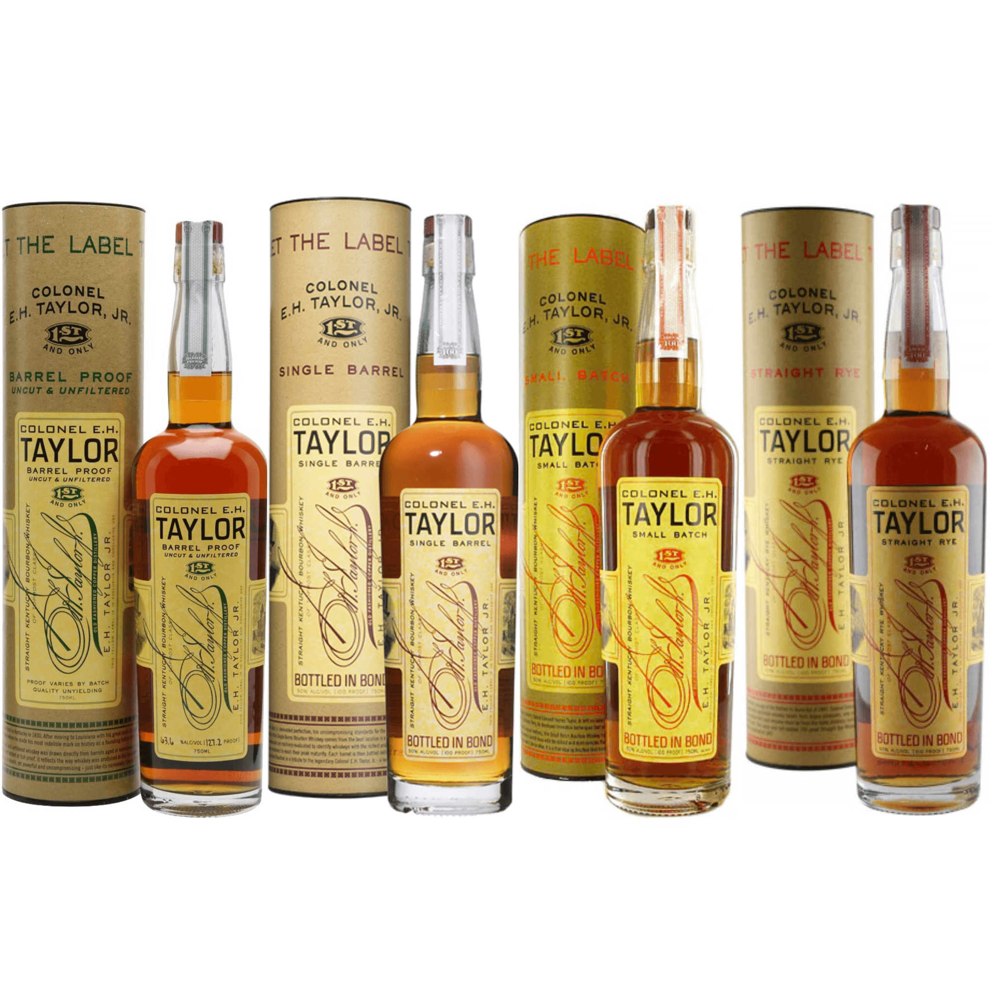 Colonel E.H. Taylor Straight Rye Whiskey & Single Barrel Bourbon ...
