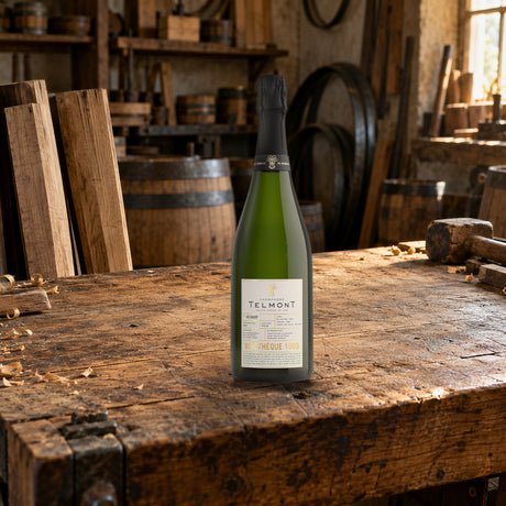 Telmont Champagne Extra Brut Vinothèque 1985 cooper bench - Liquor Geeks
