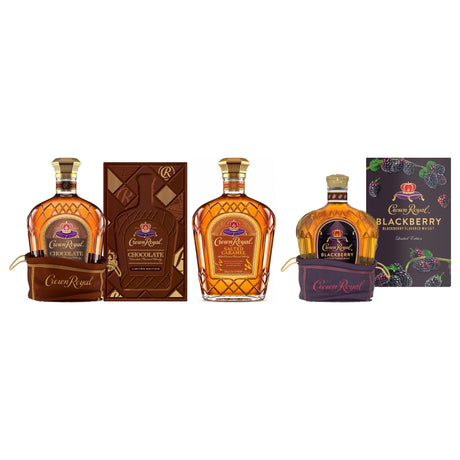 Crown Royal Holiday Trio — Chocolate, Salted Caramel & Blackberry