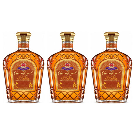 Crown Royal Salted Caramel Flavored Whiskey 3-Pack