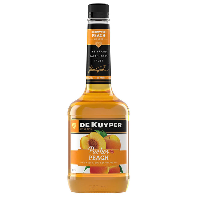 Dekuyper Pucker Peach Schnapps - Liquor Geeks