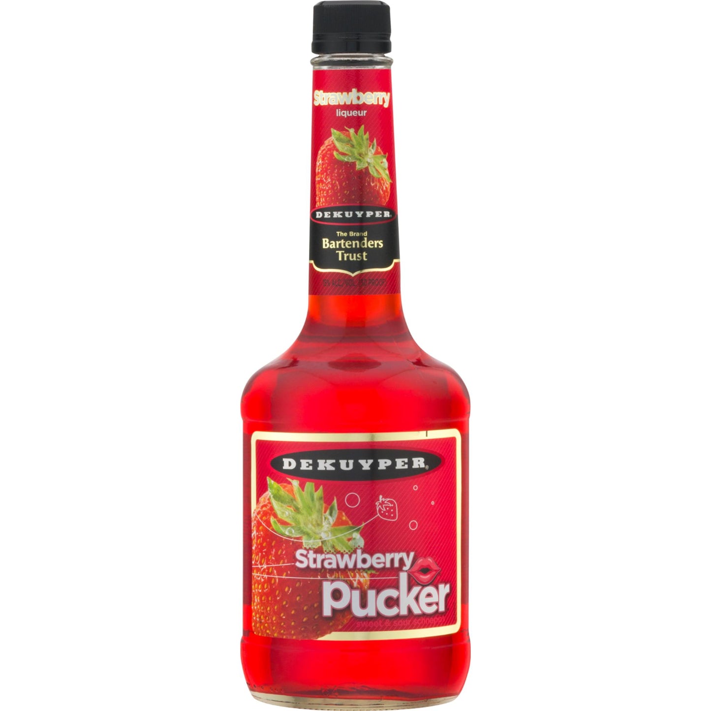 Dekuyper Sour Strawberry Schnapps Pucker - Liquor Geeks