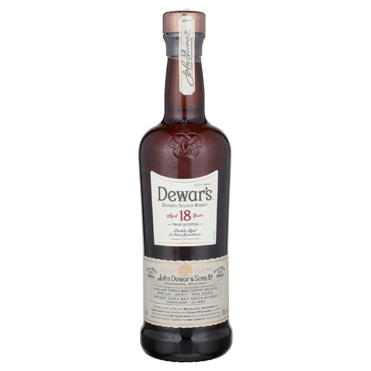 Dewar's Blended Scotch The Vintage 18 Yr W/ Gift Tin - Liquor Geeks