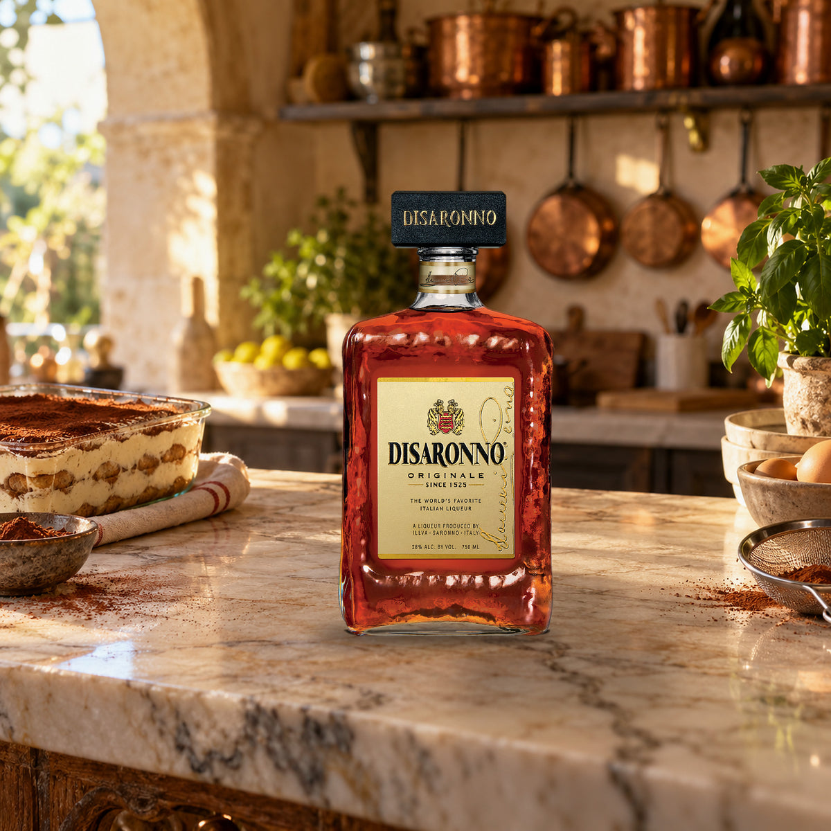 Disaronno Originale Amaretto Liqueur tiramisu kitchen - Liquor Geeks