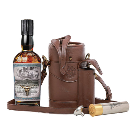 Doc Holliday 13 Year Kentucky Straight Bourbon Whiskey Hunter's Bag Gift Set 700mL