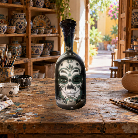 Dos Artes Calavera Extra Añejo Reserva Especial 36 Tequila 2026 Día de Muertos ceramic workshop - Liquor Geeks