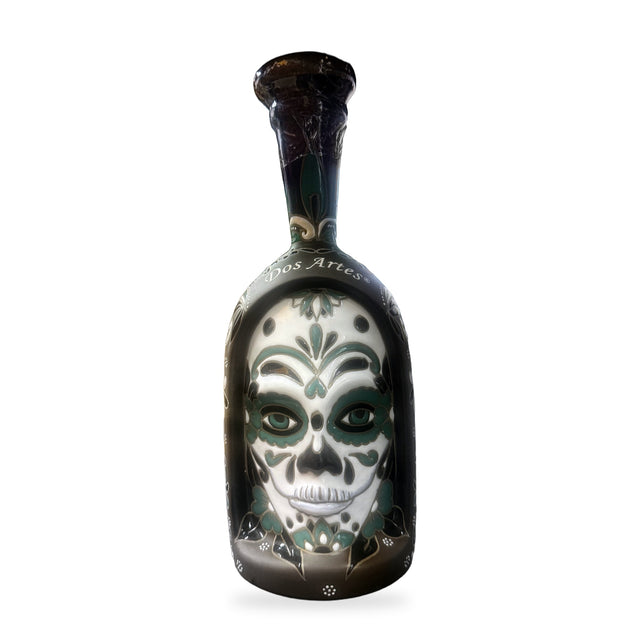 Dos Artes Calavera Extra Añejo Reserva Especial 36 Tequila 2026 Día de Muertos front - Liquor Geeks