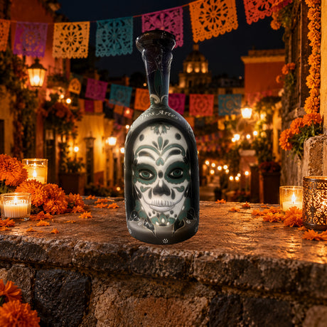 Dos Artes Calavera Extra Añejo Reserva Especial 36 Tequila 2026 Día de Muertos muertos street - Liquor Geeks