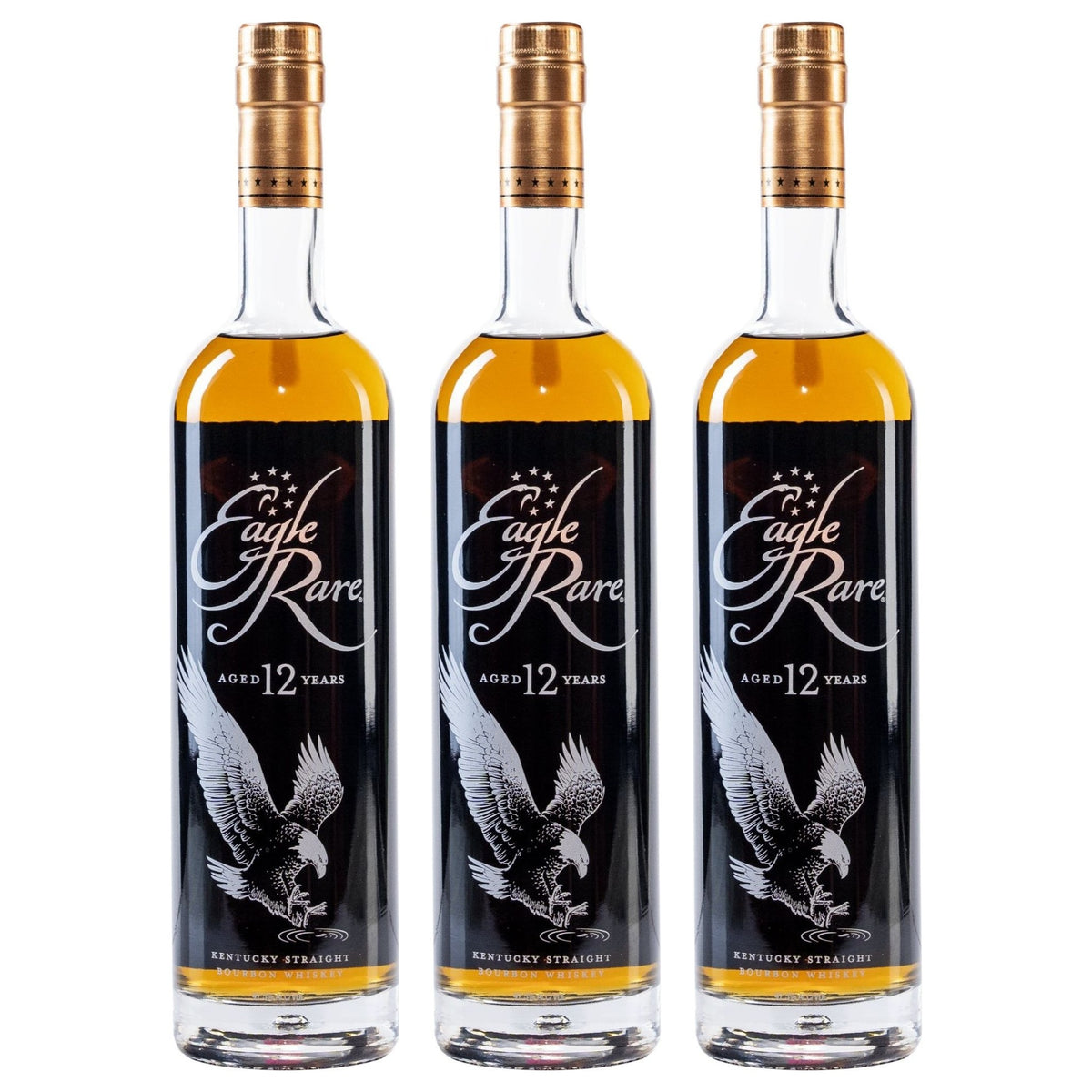 Eagle Rare 12 Year Old Kentucky Straight Bourbon Whiskey 3-Pack