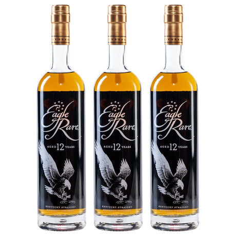 Eagle Rare 12 Year Old Kentucky Straight Bourbon Whiskey 3-Pack