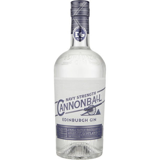 Edinburgh Dry Gin Cannonball Navy Strength - Liquor Geeks