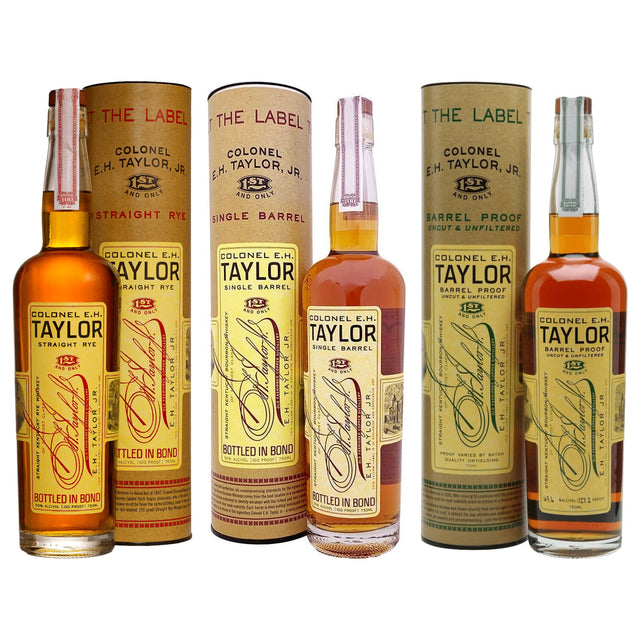 Colonel E.H. Taylor Rye, Single Barrel & Barrel Proof